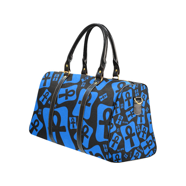 Ankh Life (Blue) Travel Bag (Large)
