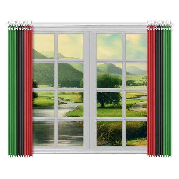 RBG Window Curtain (52"x84") Two Pcs