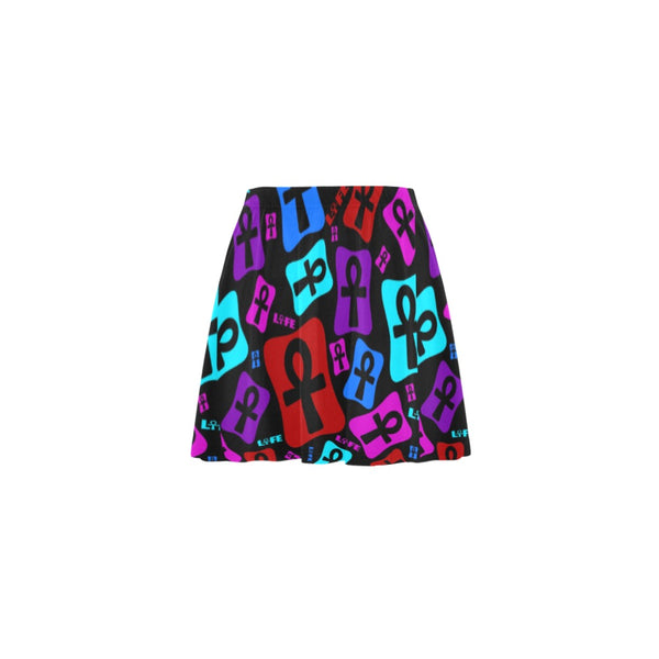 Ankhlife™ (Multicolor) Mini Skirt
