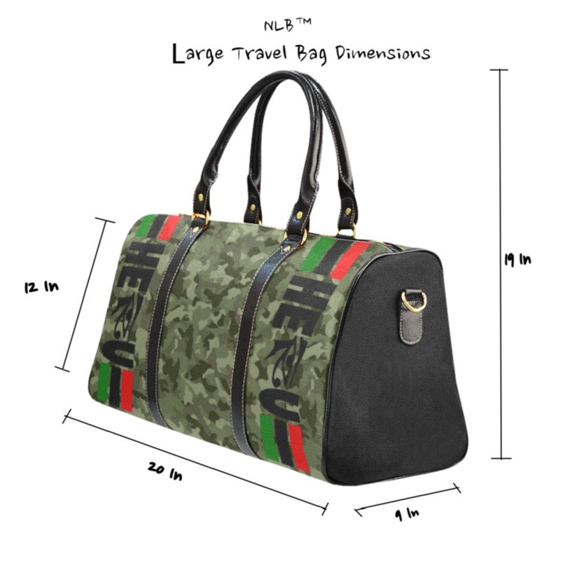 HRU Rbg Camo Travel Bag