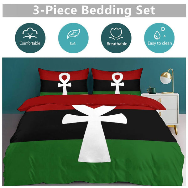 RBG Ankh Duvet Cover 3 Piece Microfiber Bedding Set