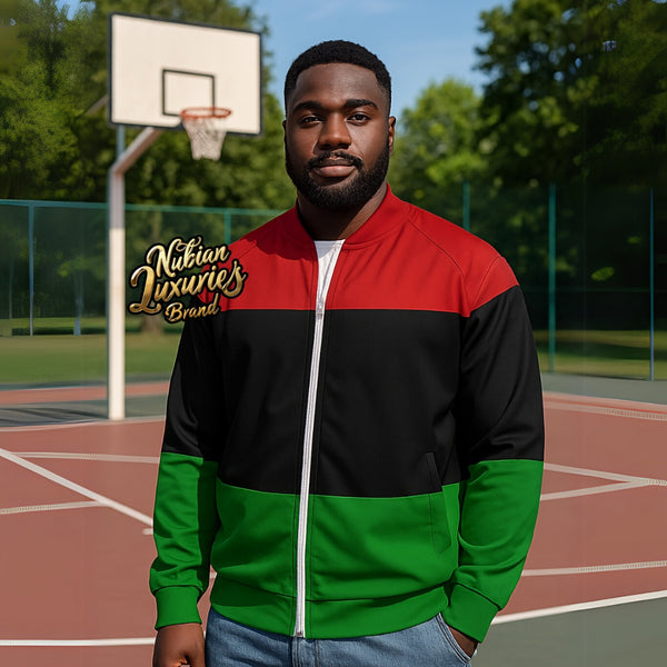 Pan-African Zippered Long Sleeve Shirt