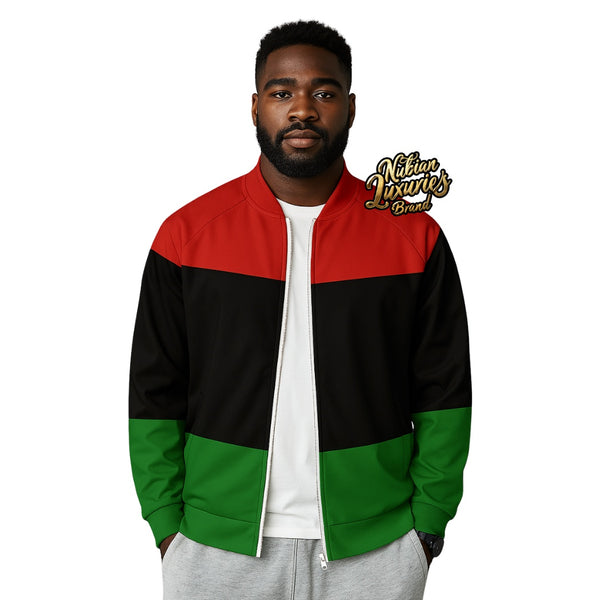 Pan-African Zippered Long Sleeve Shirt