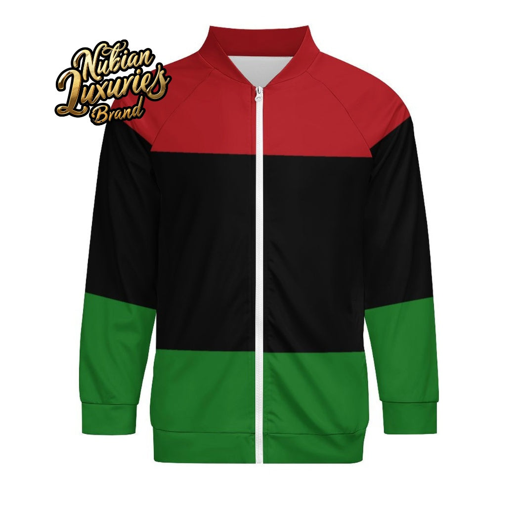 Pan-African Zippered Long Sleeve Shirt