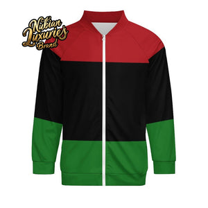 Pan-African Zippered Long Sleeve Shirt