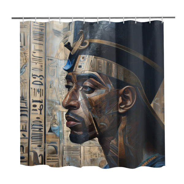 African Pharaoh (Negus) Shower Curtain 72" x 72"