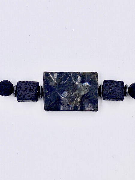 Black Lava Lounge Necklace