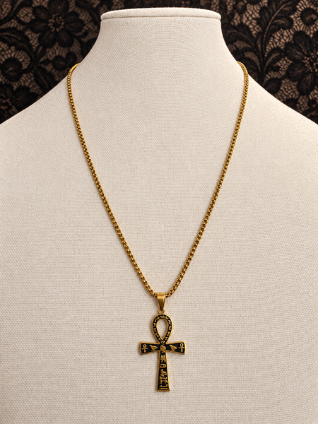 Black Stainless Steel Ankhlace™️