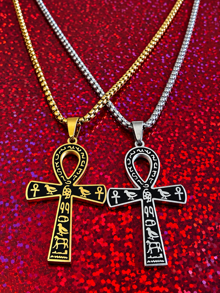 Black Stainless Steel Ankhlace™️