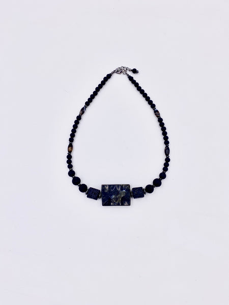 Black Lava Lounge Necklace