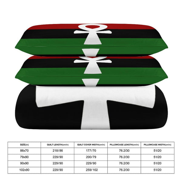 RBG Ankh Duvet Cover 3 Piece Microfiber Bedding Set
