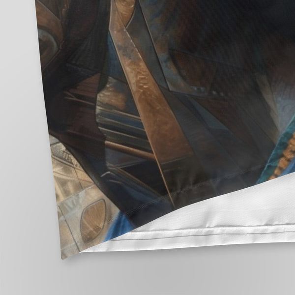 African Pharaoh (Negus) Shower Curtain 72" x 72"