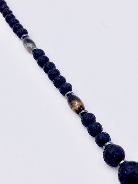 Black Lava Lounge Necklace