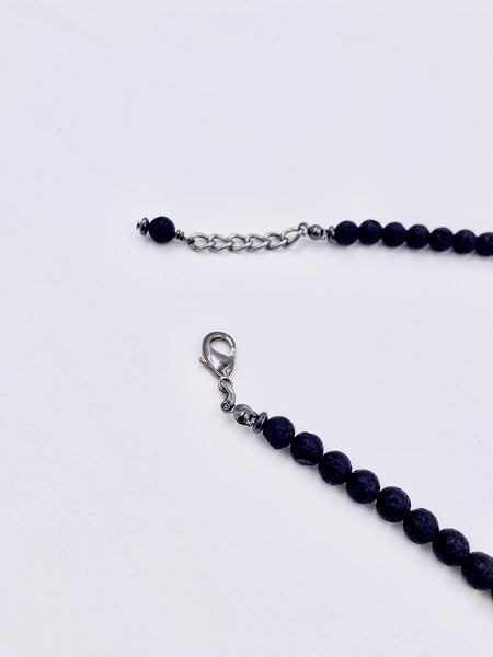 Black Lava Lounge Necklace