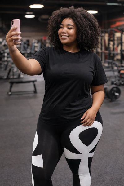 Black Ankh Leggings