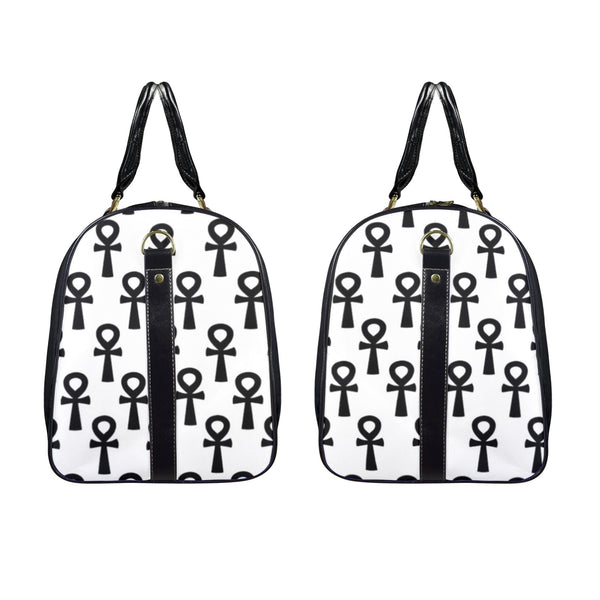 Ankh (Black/White) Travel Bag