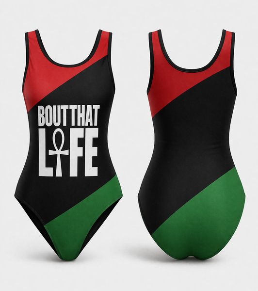 BOUT THAT ANKHLIFE SWIMSUIT BY NUBIAN LUXURIES BRAND