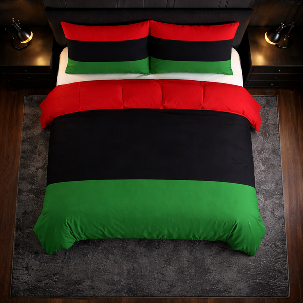 RBG Duvet Cover Set – 3 Piece Pan-African Microfiber Bedding