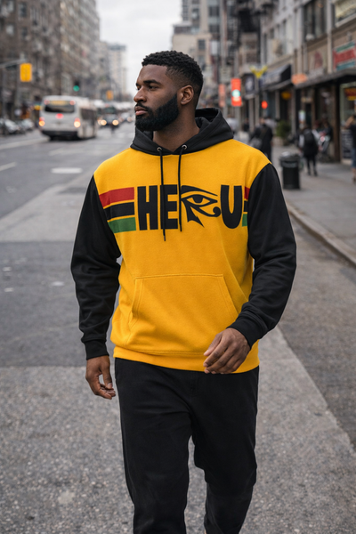 HERU™ (RBG/GOLD) Printed Hoodie