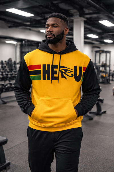 HERU™ (RBG/GOLD) Printed Hoodie