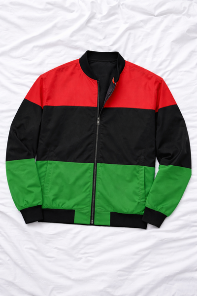 RBG - PAN AFRICAN FLAG Track Jacket (Men - Up to Size 5XL)