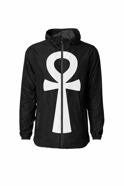 Ankh (Black/White) Windbreaker
