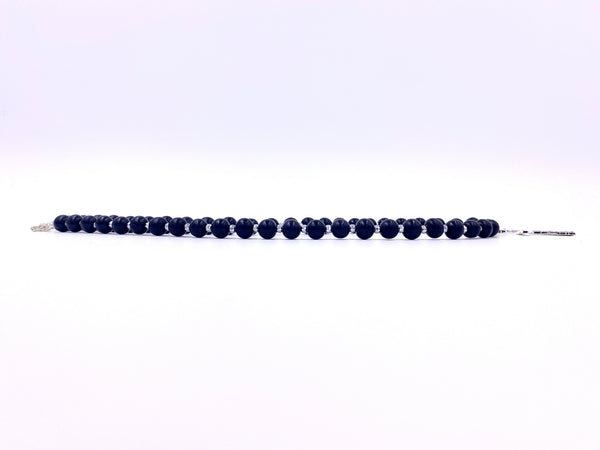 Black Wood / Silver Ankhlace™