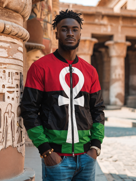 Nu Garveyite Ankh Track Jacket I (Up to Size 5XL)