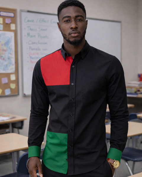 RBG Pan African Button-Up Shirt