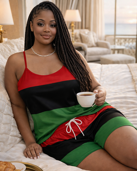 RBG SPAGHETTI STRAP PAJAMAS