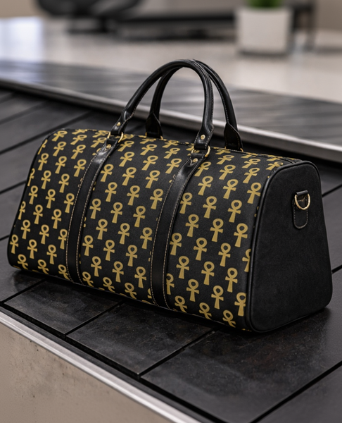 Ankh (Black/Gold) Travel Bag