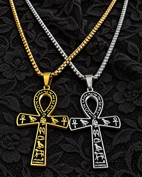 Black Stainless Steel Ankhlace™️