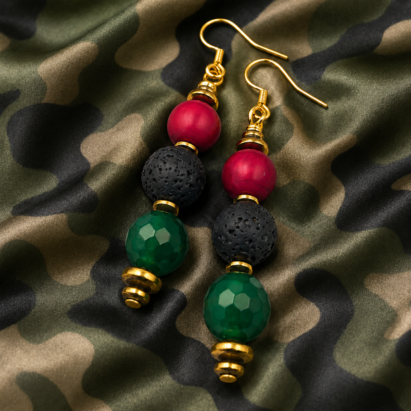 RBG Gemstone Earrings