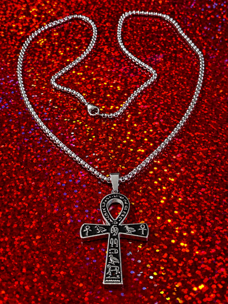 Black Stainless Steel Ankhlace™️