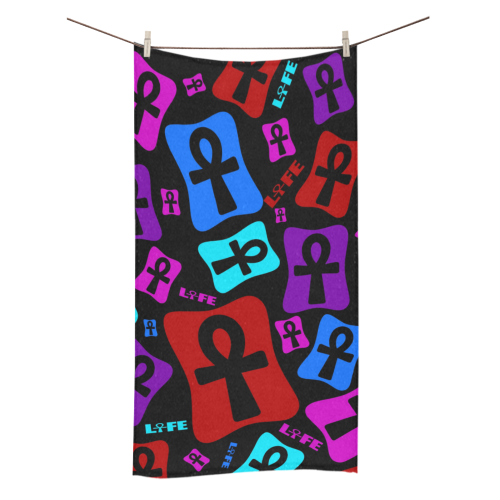 Ankh Life (Multicolor) Bath Towel 30"x56"