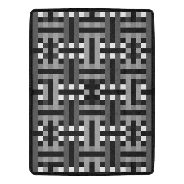 MB - Black Soft Micro Fleece Blanket 60"x80"
