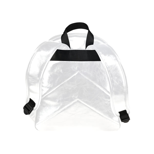 Ankh Life (White) Leather Backpack