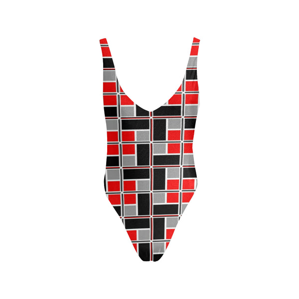 Rec Tec™ (Red) Low Back 1Pc Swimsuit