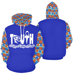 Wavy Zig Zag - Nu Truth Soft Hoodie (Royal Blue)