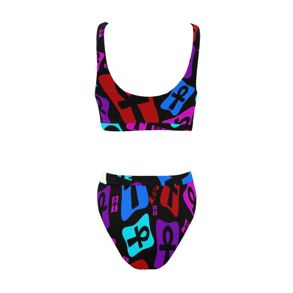 Ankhlife™ (MultiColor)High-Waisted Bikini Swimsuit
