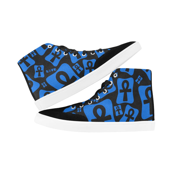 Ankhlife (Blue) Hi Top Shoes (Women)