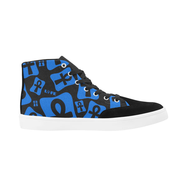 Ankhlife (Blue) Hi Top Shoes (Women)