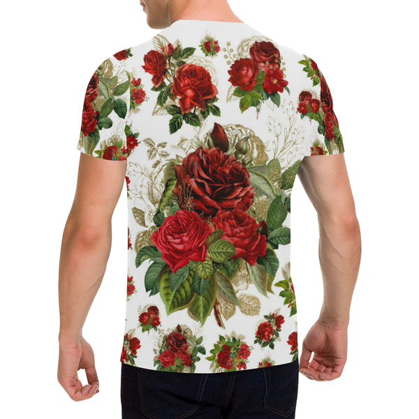 Rose Collection™ Soft Print Tee w/ Chest Pocket