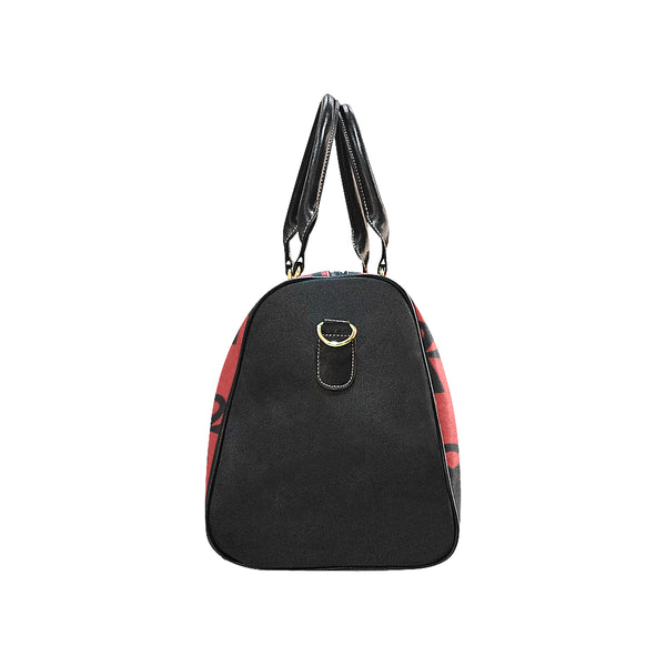 Red & Black Ankh Travel Bag (Large)