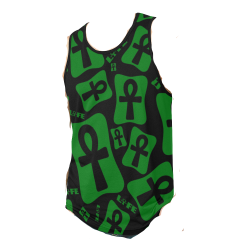 Ankh Life (Green) Tank Top