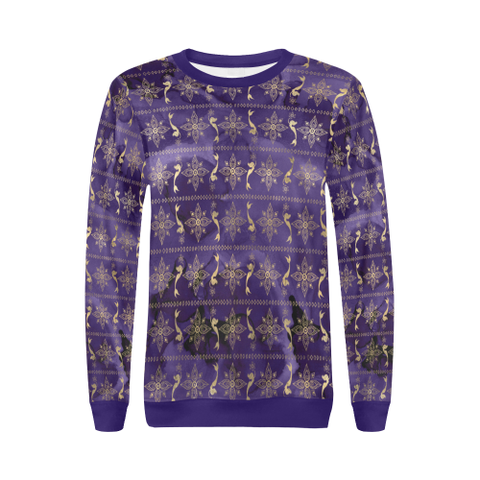Purple Crewneck Sweatshirt (Women)