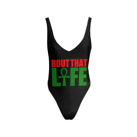 Bout That Ankh Life - Low Back 1pc Swimsuit