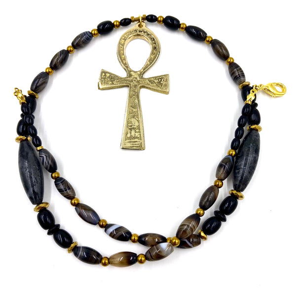 Agate Ankhlace™ w/ 3 Inch Ankh