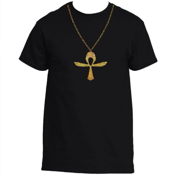 Holographic Ankh Chain (Men's) (Gold)