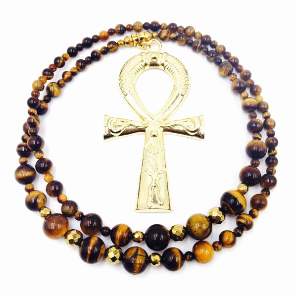 Tiger Eye Ankhlace™ of Life & Spirit